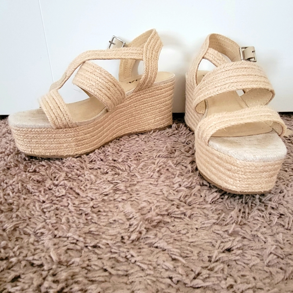 Cream colored Wedges